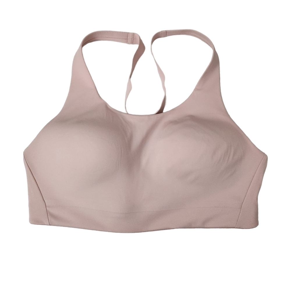 Athleta Sports Bra Womens 34D Light Pink High Impact Advance Wireless‎ Active